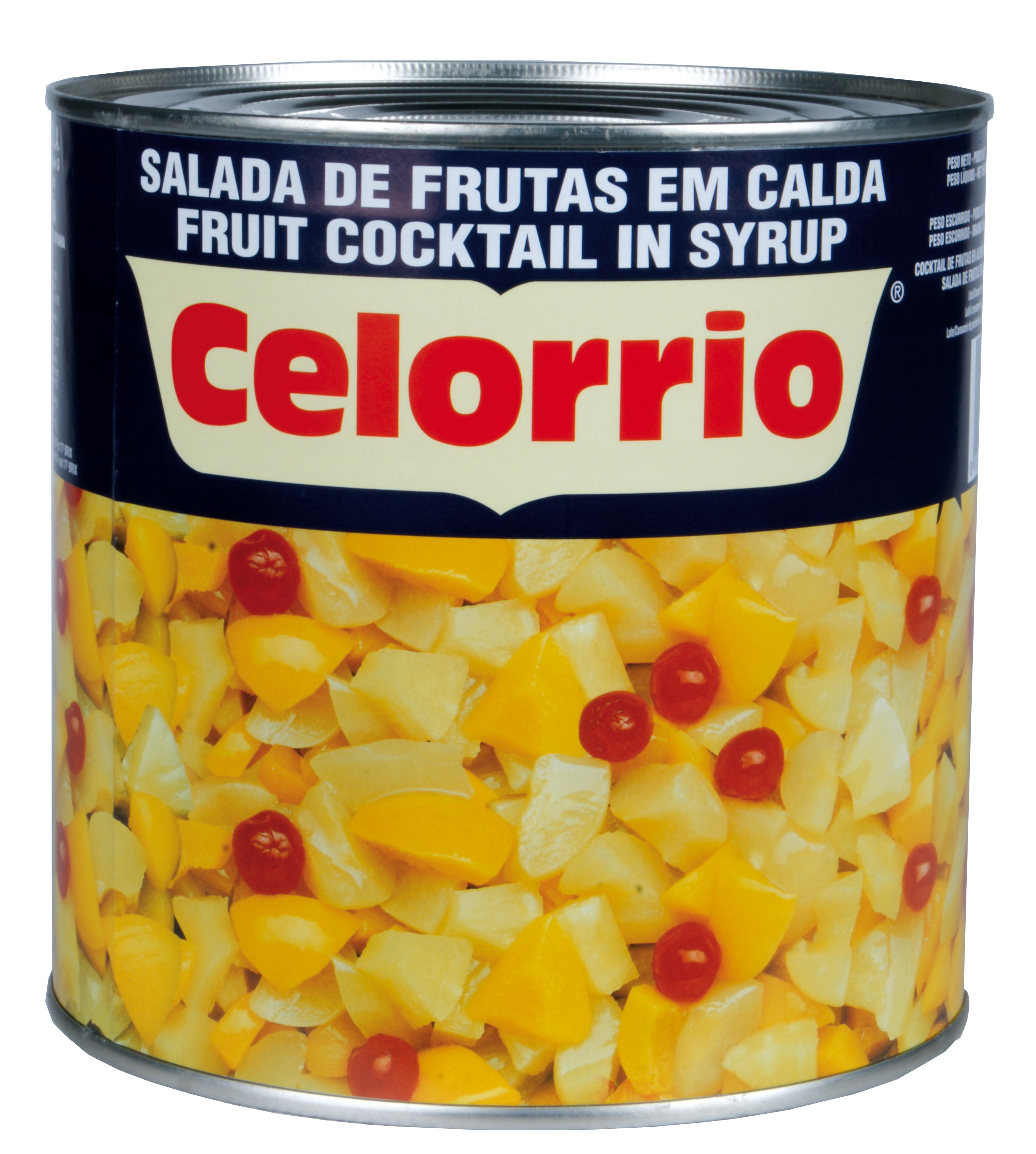 Cocktail de frutas en almibar 3 kg. lata
