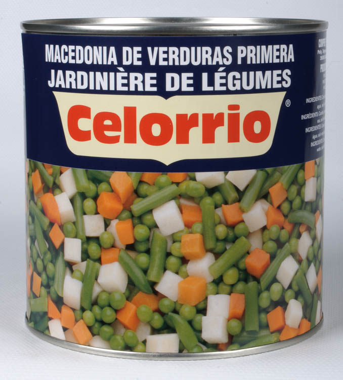 Macedonia de verduras 3 kg. lata