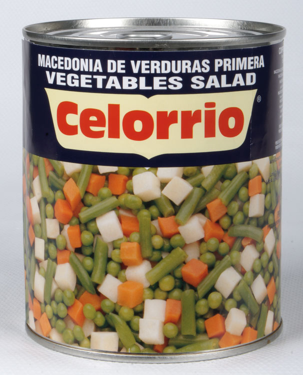 Macedonia de verduras 1 kg. lata