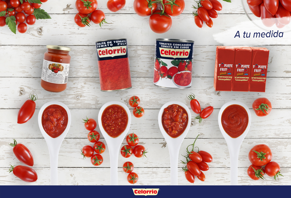 Celorrio ofrece una amplia oferta de productos de tomate