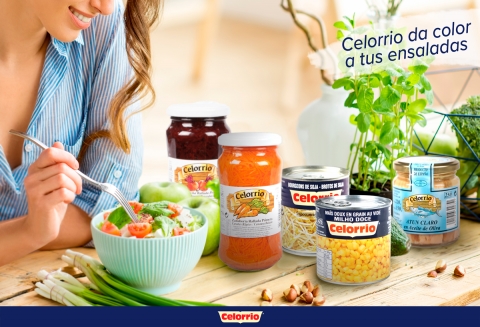 Los productos Celorrio ponen color a las ensaladas veraniegas 