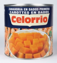 Zanahoria dados 3 kg. lata
