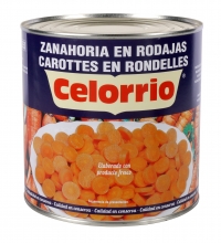 Zanahoria rodajas  3 kg. lata