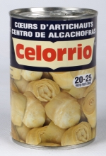 Corazones de alcachofas 20-25 1/2 kg. lata