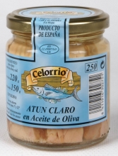 Atún Claro en Aceite de Oliva Tarro 250 ml 